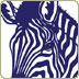 linocut zebra